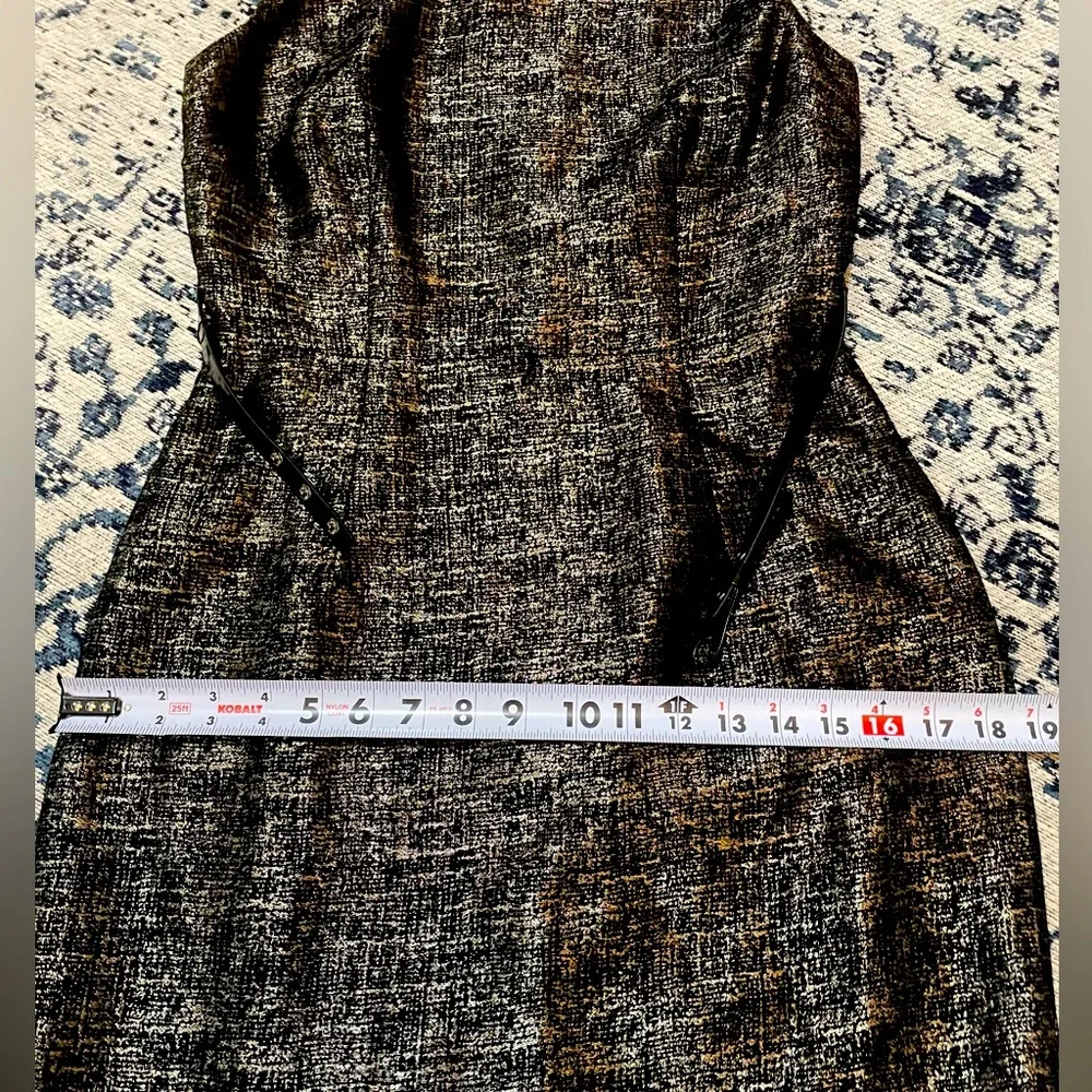 NWT Spiegel Black-Gold Cocktail Dress - Picture 9 of 10
